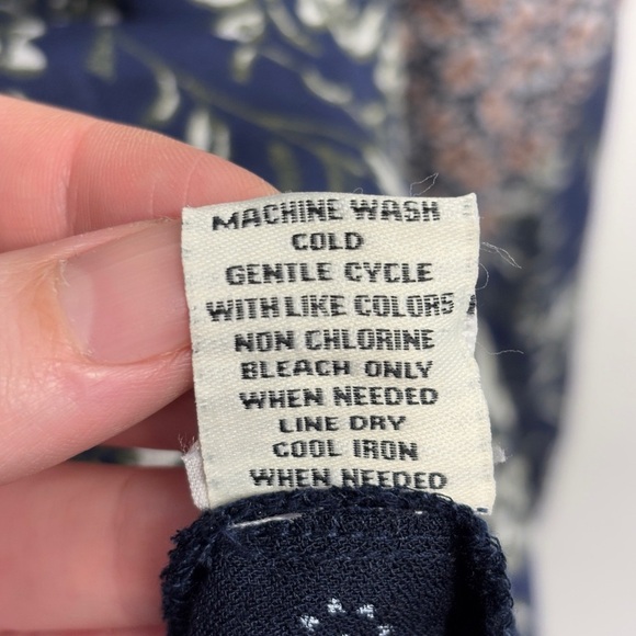 Caffe Marrakesh Womens 1X Plus Boho Floral Summer Top - Picture 4 of 7